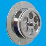 McAlpine Bath Waste Overflow Front Grid Chrome - 74000017