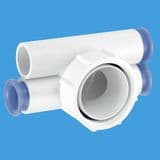 McAlpine Bath Wasteflow 4 Way Overflow Connector R12 - 38020030