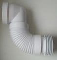 McAlpine Bent Short 250mm Flexible Toilet WC Pan Connector