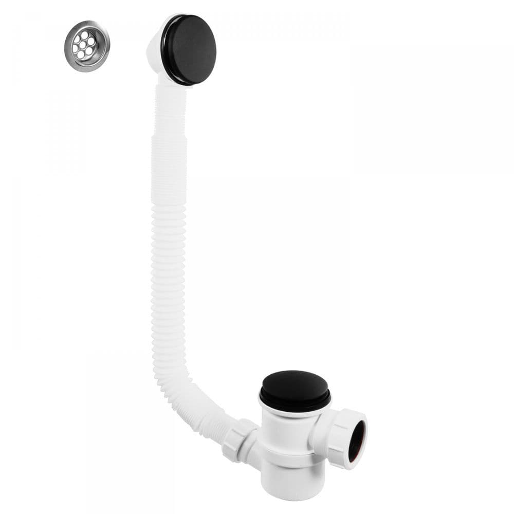 McAlpine Black Bath Clicker Waste Trap HC2650UKMB 39000161