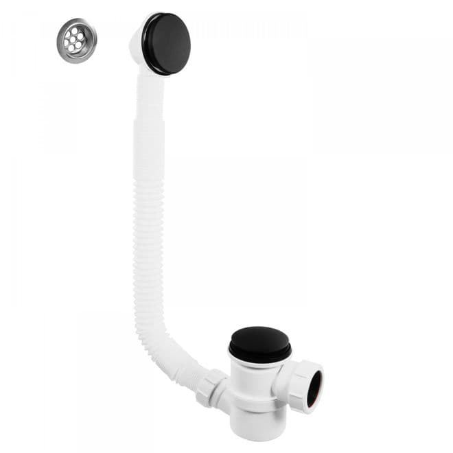 McAlpine Black Bath Clicker Waste Trap HC2650UK-MB - 39000161