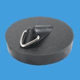 McAlpine Black PVC Kitchen Sink and Bath Plug 1.3/4 - 74000321