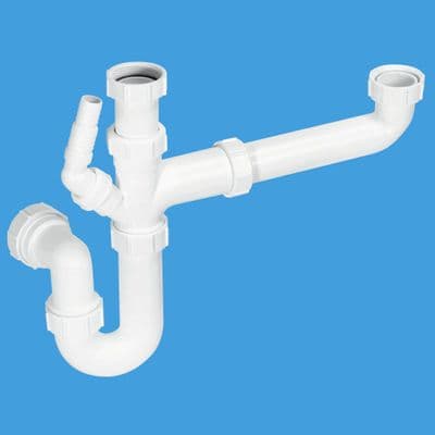 McAlpine Bowl and a Half Kitchen Sink Trap Kit SK1 - 40004018