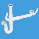 McAlpine Bowl and a Half Kitchen Sink Trap Kit SK1A - 40004033