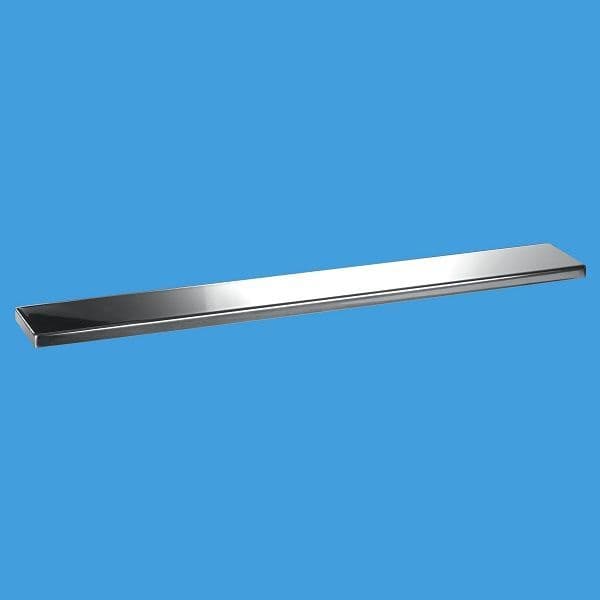 McAlpine Channel Drain Cover Polished COV600P 40004070 Plumbers