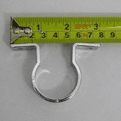 McAlpine Chrome 32mm Basin Waste Pipe Wall Clip S32-CP - 68000001
