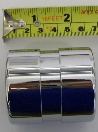 McAlpine Chrome 42mm Sink / Bath Waste Pipe Connector - 40005081