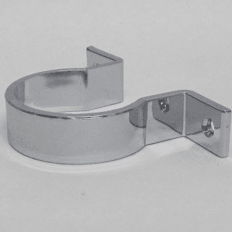 McAlpine Chrome 42mm Waste Pipe Wall Bracket Clip T42-CP - 68000003