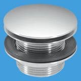 McAlpine Chrome Bath Mushroom Clicker Waste Unslotted - 74001007