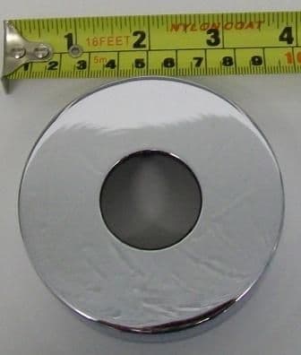 McAlpine Chrome Brass 32mm Pipe Wall Flange WALLFLANGE-CP32 - 40005073