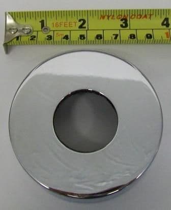 McAlpine Chrome Brass 35mm Pipe Wall Flange WALLFLANGE-CP35 - 40005074