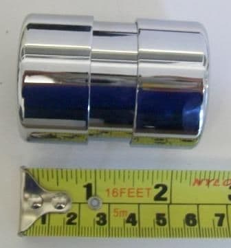 McAlpine Chrome Brass Euro 32mm Waste Pipe Connector - 68028063