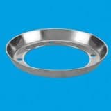 McAlpine Chrome Brass Sheet - Stone Floor Gully Clamp Ring - 39004079