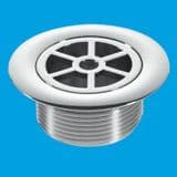 McAlpine Chrome Brass Shower Waste 70mm Flange - 39004057