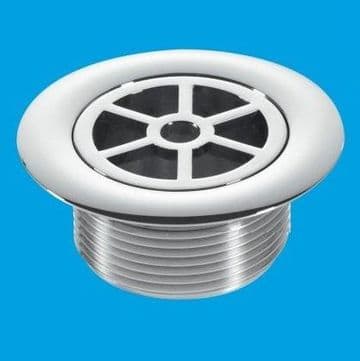 McAlpine Chrome Brass Shower Waste 70mm Flange - 39004057
