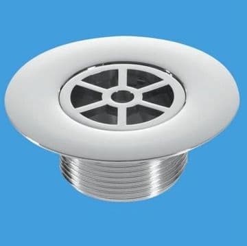 McAlpine Chrome Brass Shower Waste 85mm Flange - 39004058