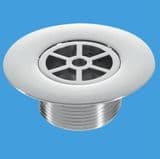 McAlpine Chrome Brass Shower Waste 85mm Flange - 39004058