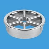 McAlpine Chrome Brass Shower Waste Grating Insert - 39000062