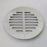McAlpine Chrome Grill for 90mm Shower Drain Traps - 39000008