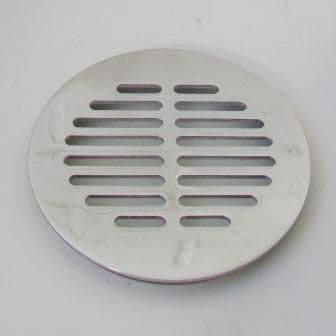 McAlpine Chrome Grill for 90mm Shower Drain Traps - 39000008