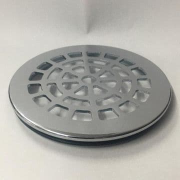 McAlpine Chrome Petal Grid for 90mm Shower Trap - 39000007