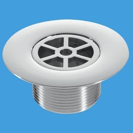 McAlpine Chrome Plastic 85mm Shower Flange Long Tail - 74000620