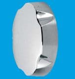 McAlpine Chrome Plastic Bath Pop Up Waste Control Knob - 39004049