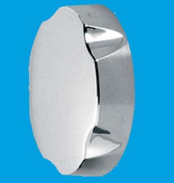 McAlpine Chrome Plastic Bath Pop Up Waste Control Knob - 39004049