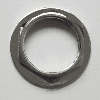 McAlpine Chrome Plated Brass Basin Waste Backnut 1.1/4 inch - 07000321