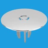 McAlpine Chrome Plated Brass Shower Trap Cover - 39004055