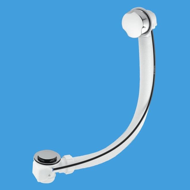McAlpine Chrome Pop Up Bath Waste and Overflow PUB-CP - 74000370