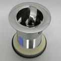 McAlpine Chrome Swivel Plug Basin Waste Slotted CW60SP-CB - 74000466