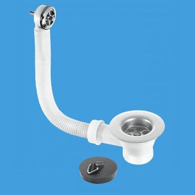 McAlpine Combined Kitchen Sink Waste and Overflow FSW2P- 74000123