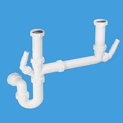 McAlpine Double Bowl Kitchen Sink Waste Kit SK2A - 40004065