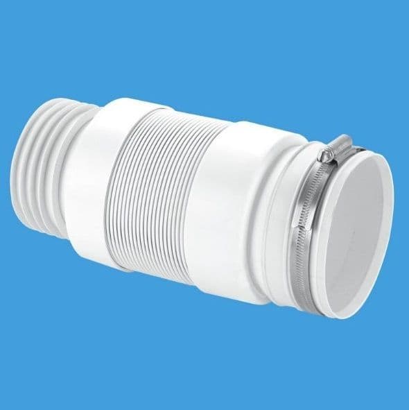 McAlpine Flexible Back to Wall Pan Connector 3.1/2 WC-F21S - 40000007
