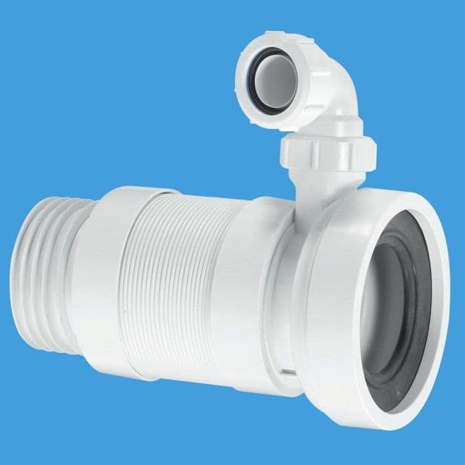 McAlpine Flexible Toilet Pan Connector 3.1/2 with Boss WC-F23SV - 39000111