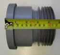 McAlpine Grey Internal Soil Pipe Adapter Clay / Cast to Plastic - 39060002
