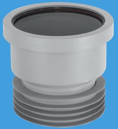 McAlpine Grey Internal Soil Pipe Adapter Clay / Cast to Plastic - 39060002