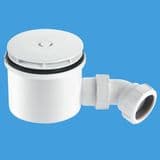 McAlpine High Flow 90mm Shower Trap White Top ST90WH10-HP2 - 39000157