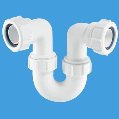 McAlpine Horizontal Running Kitchen Sink P Trap TR10 - 40004010