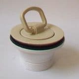 McAlpine Indian Ivory Kitchen Sink Waste + Plug - 74000091