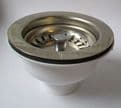 McAlpine Kitchen Sink Stainless Steel Basket Strainer Waste