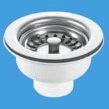 McAlpine Kitchen Sink Basket Strainer Waste 113mm - 74000021