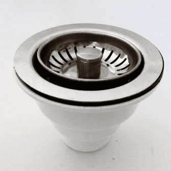 McAlpine 90mm Pop-Up Basket Strainer Waste For Kitchen Sink – WK0489 Stainless Steel
