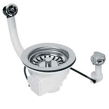 McAlpine Kitchen Sink Pop Up Basket Waste & Overflow PUFS113-CP - 39050104