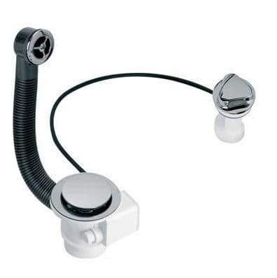 McAlpine Kitchen Sink Pop up Waste with Overflow PUFS70-CP - 74001011