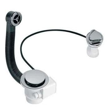 McAlpine Kitchen Sink Pop up Waste with Overflow PUFS70-CP - 74001011
