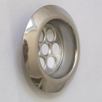 McAlpine Large Stainless Steel Bath Overflow Grid - 39000192