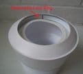 McAlpine MACFIT Long Bent Toilet Pan Connector MAC-8L - 42002190