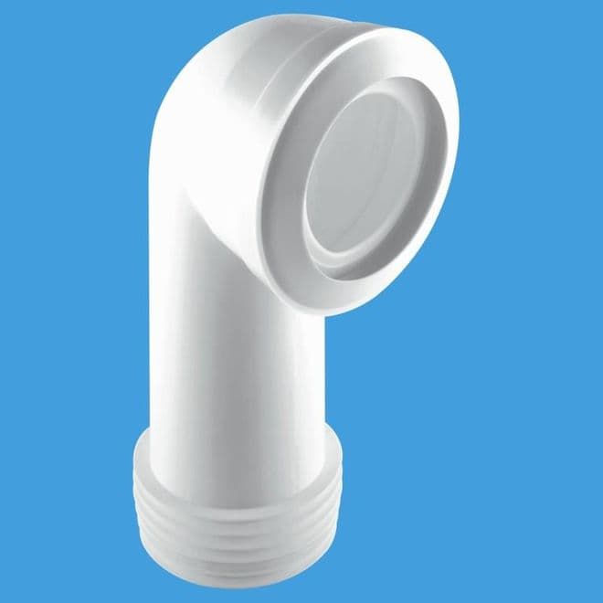 McAlpine MACFIT Long Bent Toilet Pan Connector MAC-8L - 42002190